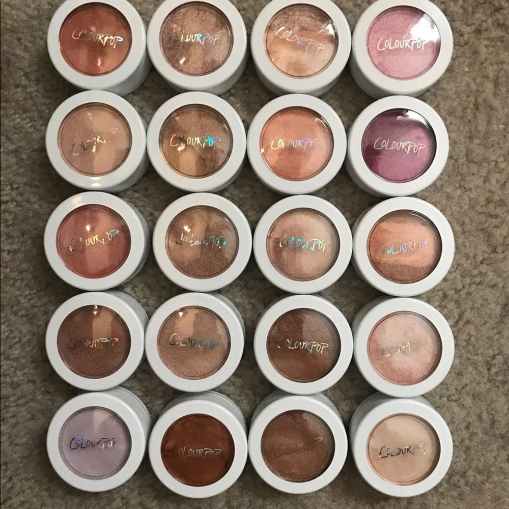 Colourpop Super Shock Cheeks and Shadows